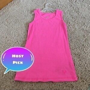 Justice Girls size 12 pink tank top